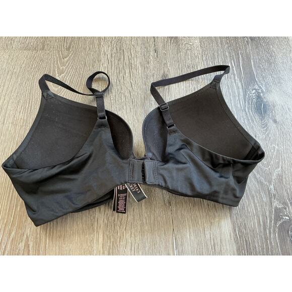 So Obsessed Victoria's Secret Push Up Bra Black Underwire Padded 34C - Picture 3 of 6
